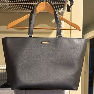 Kate Spade Black Leather Tote